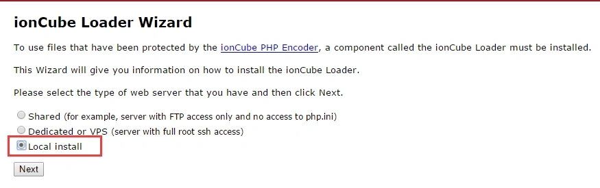 ionCube  Loader扩展下载及安装说明!